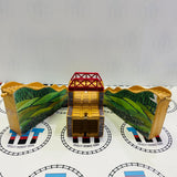 3 Layer Mountain Tunnel Clickity Clack #2 Different Supports/Different Knob/Ripped Sticker Wooden - Used