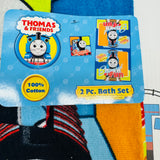 2 Piece Bath Set - 1 Bath Towel and 1 Washcloth Thomas - New with Tags