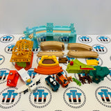 Big World Adventures Set with Nia, Isla & Cargo Car Complete Thomas Wood Mattel - Used
