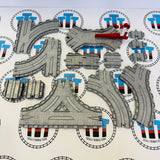 Cross & Switch Track Pack Missing 1 Signal Used - Take Along