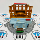 Sodor Timber Yard with Track & Log Car (Missing Door) Used - Take Along