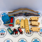 James' Fishy Delivery Set Missing Sign/Cargo Bin (Track No Road) Thomas Brand Wooden - Used
