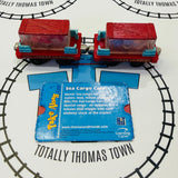 Sea Cargo Cars Lobster and Octopus (2006) with Character Card Fair Condition Used - Take Along