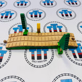 Trees on the Track Clickity Clack #1 Very Stiff to Slide/Chipped Paint Wooden - Used