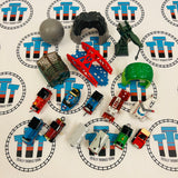 Capsule Plarail Wind-Up and Pull Along Broken Pieces, Missing Pieces, Missing Stickers Fair Condition/Glued Value Pack #5 - Used