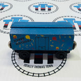 Whittle Shortline Blue Happy Birthday Box Car Generic Brand Wooden - Used