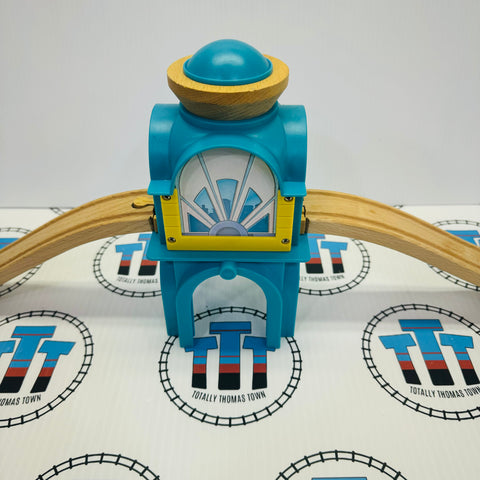 Over and Under Clock Tower Track with Generic Brand Track Chuggington Wooden - Used