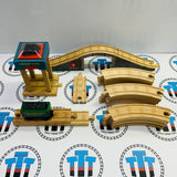 Coal Hopper Figure 8 Set with Coal Car #1 Wooden - Used