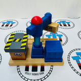 Sodor Cargo Drop Newer Style #1 with Cargo (Marked Track) Wooden - Used