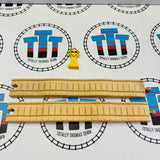 12" Bumpy Track #2 (2000) Clickity Clack 2 Pieces with Sign Small Marks  Wooden - Used