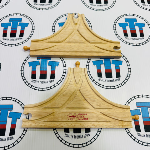 T-Junction Switch Track Pack 2 Pieces BIGJIGS Rail Wooden - New in Box