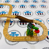 Treasure at the Mine Figure 8 Set #1 No Trains or Cargo (Fair Condition Station Base) - Used