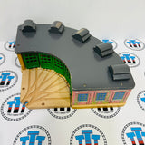Roundhouse with Switch Track Chipped/Damaged Top #5 Wooden - Used