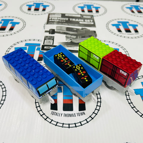Tomica Plarail Block Freight Train Set New In Box - TOMY