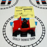 Winston with Sir Topham Hatt and Sticker Sheet Pull Along Capsule Plarail - Used