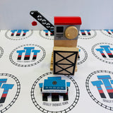 Sodor Cargo Co. Grue #3 Clickity Clack (Petites marques/Le fil se coince en descendant) avec wagon (1997) En bois - Usagé