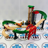 BRIO 33887 Lift & Load Warehouse Set #2 Forklift missing Roof Wooden - Used