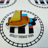 Skiff with Original Livery with Sailor John Pull Along Capsule with front hook Capsule Plarail - Used