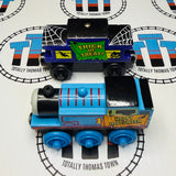 Thomas Halloween & Caboose (Learning Curve) Wooden - Used