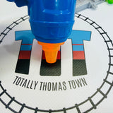 Steamworks Repair Station with Lights & Sound #2 Fair Condition Stickers Used - Trackmaster Revolution