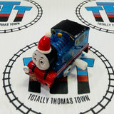 Clear Glitter Santa Thomas Damaged Lamp Wind Up Capsule Plarail Fair Condition - Used