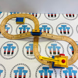Chuggington Crane & Tunnel Figure 8 Set (Missing Risers) Wooden - Used