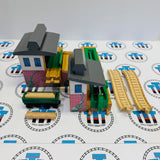 Sawmill Depot with Log Car (2002) and 2 Logs #2 Peeling/Ripping Stickers Wooden - Used