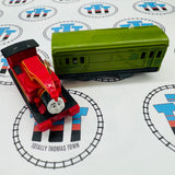 Harvey Missing 1 Side Rod and Passenger Car #4 (2009 Mattel) Noisy Used - Trackmaster