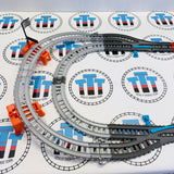 Circuit de course Thomas et Percy n° 1 complet avec Thomas et Percy profilés (1 pont se détache facilement) - Trackmaster Revolution