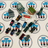 Capsule Plarail Wind-Up and Pull Along Broken Pieces, Missing Pieces, Missing Stickers Fair Condition/Glued Value Pack #1 - Used