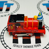 James with Party Decorations #2 Upside-Down Buffer Sticker Capsule Plarail Wind Up - Used