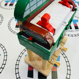 Over the Track Signal House Knapford Newer Style #3 Poor Condition Chipping Paint Wooden - Used