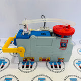 Harold’s Heliport Remote Control Portable Playset Lights and Sounds with 3 Cargo Pieces and Cargo Car (Glitchy SEE NOTES) Used - Take Along