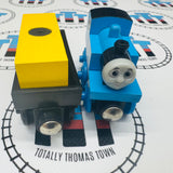 Thomas with Cheerios Cargo (Learning Curve 1999) Good Condition Rare Cracked Paint on Cargo Car Wooden - Used