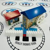 A Day at "The Works" Set #2 (No Trains or Playmat/Missing Signals/Chipped Bridge) Wooden - Used