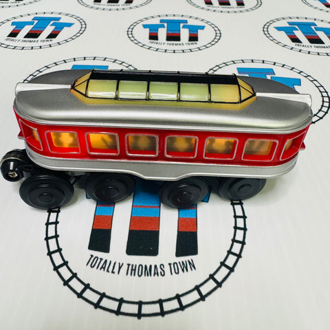 Bright Lights Dome Car Lionel Train Rare Wooden - Used