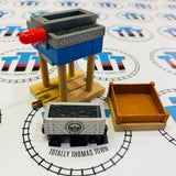 Toby and The Whistling Woods Set #1 No Trains Fair Condition (Cargo Car Chipping Paint Poor Condition) - Used