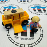BRIO 32815 Farmer Pickles and Different Wagon #1 Bob the Builder Wooden - Used