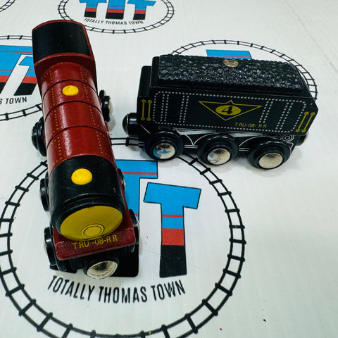 TRU-08-RR Engine with Coal Car Generic Brand Wooden - Used