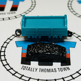 Blue Troublesome Truck Eyes Open with Coal Pull Along Capsule Plarail - Used