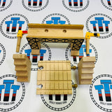 Pedestrian Bridge with 2 Signals and 2 Stairs (Different Track) Wooden - Thomas