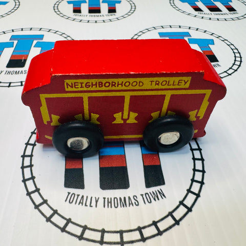 Neighborhood Trolley Train Wooden  - Used