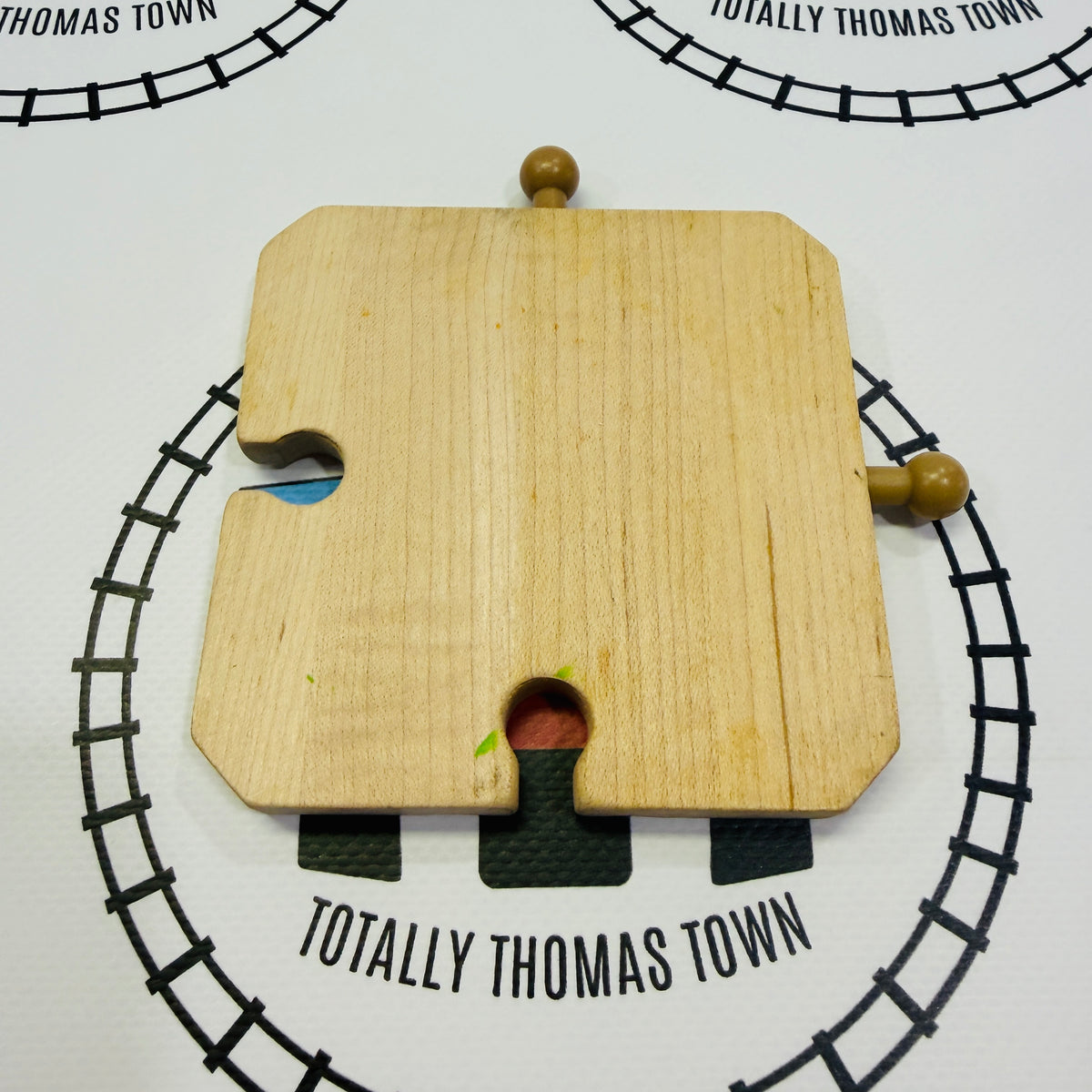 Rail Crossing without Stop Signs with Rivets or Knobs (Marked/Stained ...