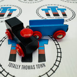 BRIO Black Engine with Wagon Wooden - Used