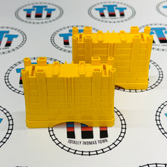 Yellow Risers Rectangle 2 Pieces Used - TOMY