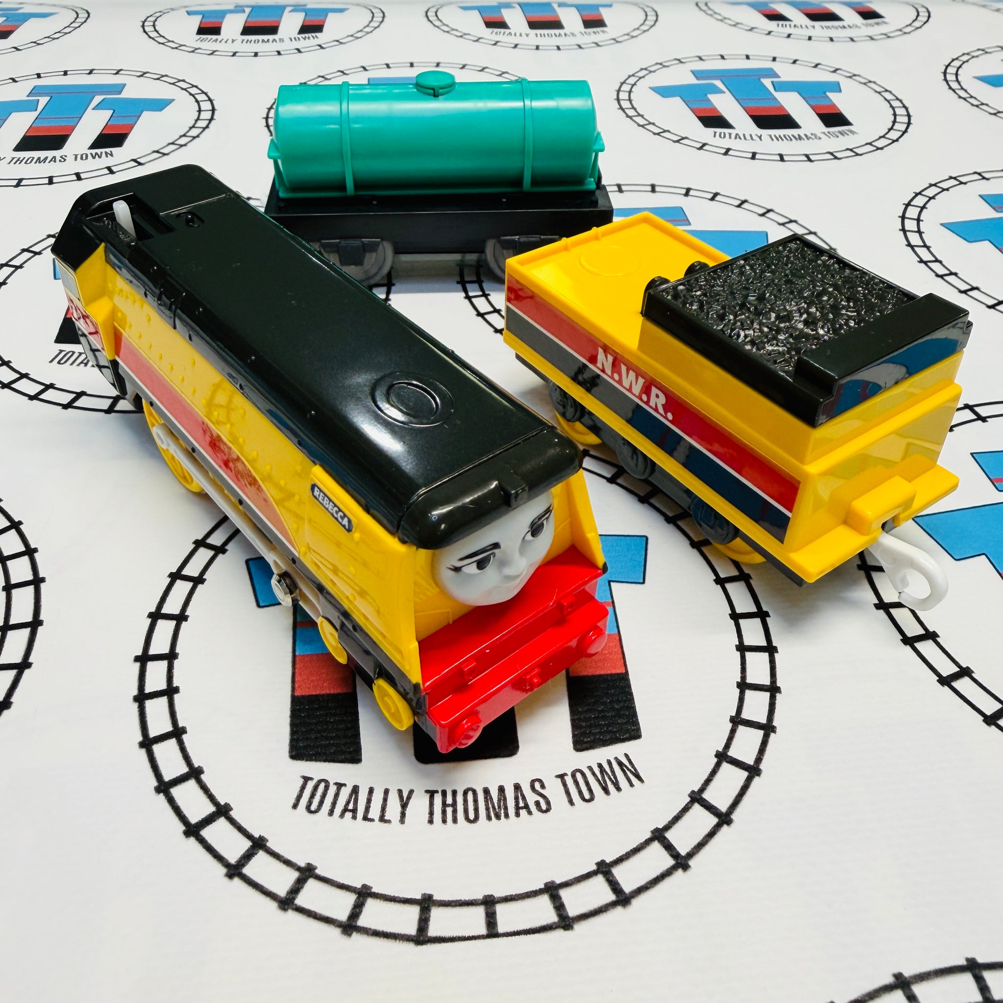 Rebecca and Tender with Tanker New in Box - TOMY – Totally Thomas Town