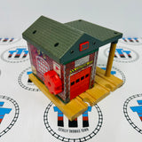 Sodor Fire Station with Lights and Sound #4 (Door Doesn’t Stay Up/Discoloured/Cracked) Wooden - Used