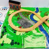 Instant System Set No. 3 1994 (No Trains/Trees/Signs) Vintage Clickity Clack Wooden - Used
