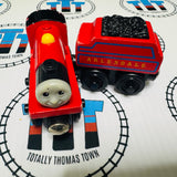 Mike & Tender (Learning Curve 2001) Rare Chipping Paint Fair Condition Wooden - Used