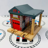 Sodor Fire Station with Lights and Sound #3 (Door Doesn’t Stay Up) Wooden - Used